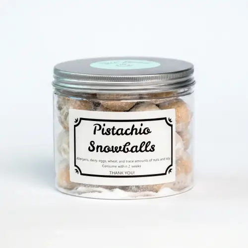 Pistachio Snowballs